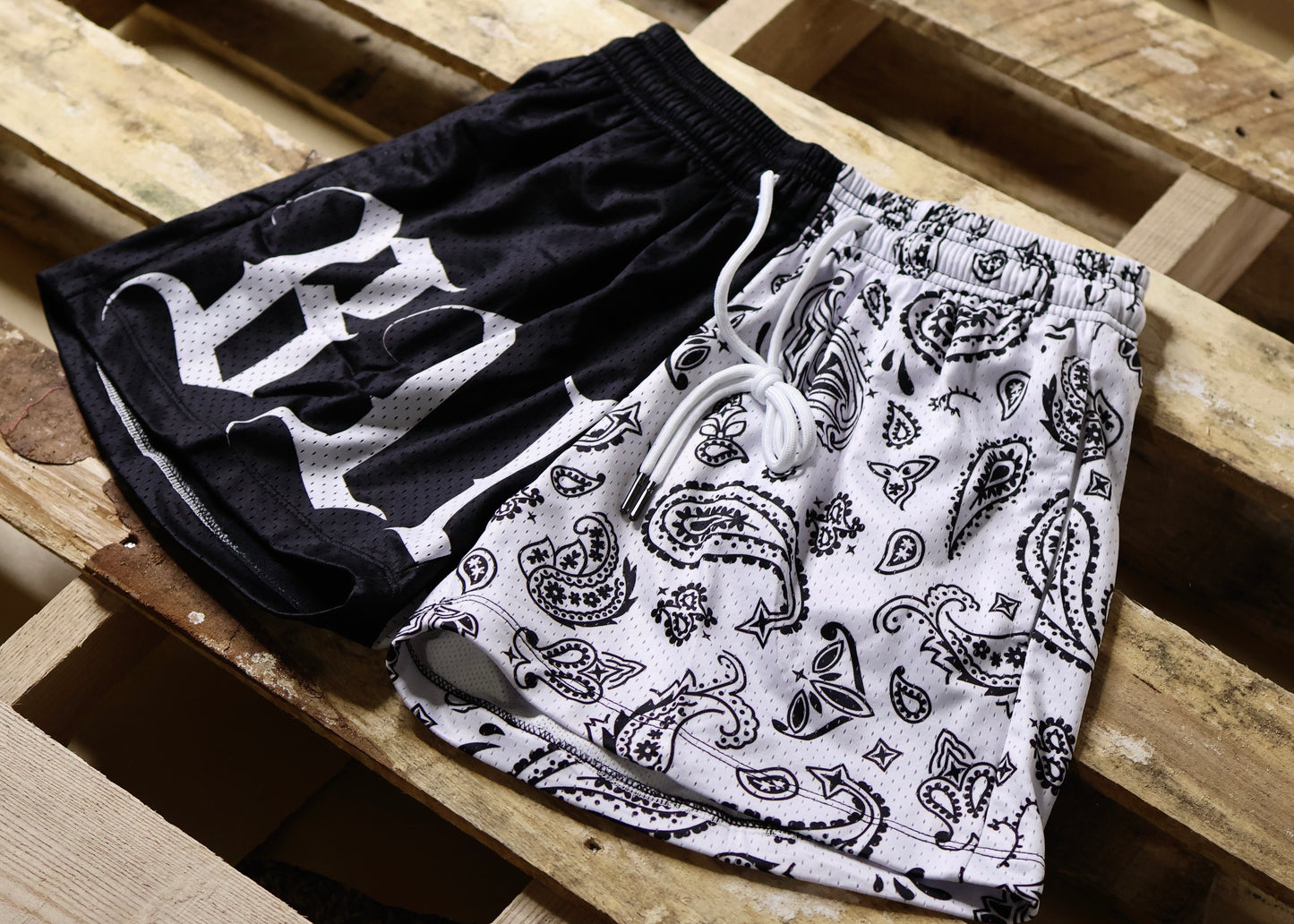 Women's 3 Inch Mesh Bandana Shorts