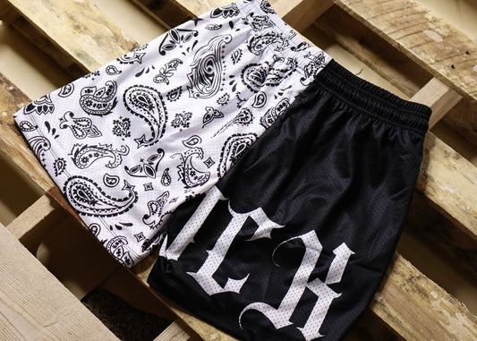 Men's 5 Inch Mesh Bandana Shorts