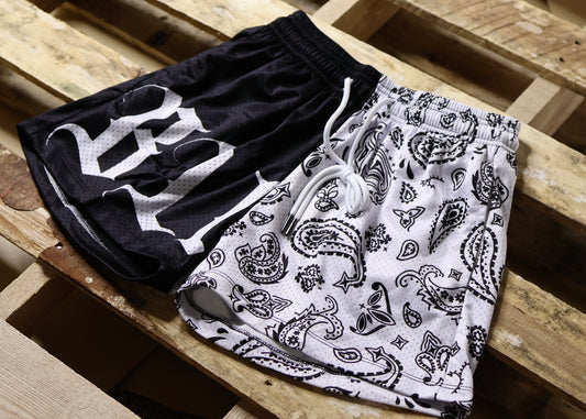 Women's 3 Inch Mesh Bandana Shorts