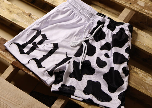 Men's 5 Inch Mesh Cow Shorts